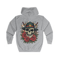 Skull & Roses Men's Hoodie - Urban Streetwear