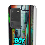 Urban Graffiti Phone Case - Gritty Streetwear for Boys