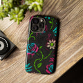 Urban Floral Graffiti Phone Case – Neon Street Art Vibes for iPhone & Samsung