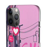 Graffiti Streetwear Phone Case for Girls - Soft, Bold Style