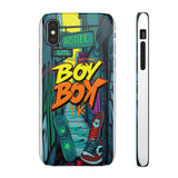 Graffiti Phone Case: Urban Chic with London Skyline for Girl - Phone Case by Printify | Unique designs from ArteoDesign