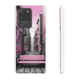 Stylish Graffiti Phone Case for Girls - Urban Elegance Design