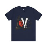 Pink Love Graffiti T-Shirt - Valentine's Day Streetwear