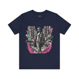 Women's Urban Cityscape Tee - Stylish Graphic Streetwear