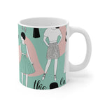 Keep Going Mug - Inspirational Fashion-Themed Coffee Mug Mint Edition