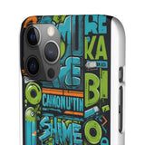 Urban Graffiti Style Phone Case - Cool and Chic for Girls