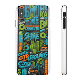 Urban Graffiti Style Phone Case - Cool and Chic for Girls