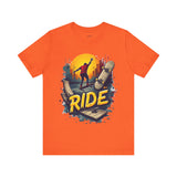 Men's Skateboarding Ride Graphic T-Shirt - Urban Style