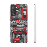 Edgy London Street Art Graffiti Phone Case for Boys