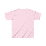 Cute Pink Cartoon Girl T-Shirt – Colorful Urban Art Style