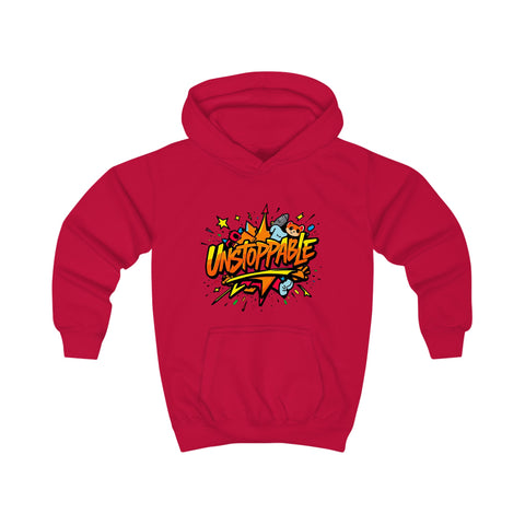 Unstoppable Kids Hoodie – Adventure-Inspired Graphic Design - collection 2025