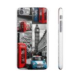 Graffiti Phone Case: London Skyline, Neon Accents, Edgy Styl - Phone Case by Printify | Unique designs from ArteoDesign