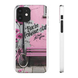 Graffiti Phone Case: Urban Chic with a Feminine Twist - Phone Case by Printify | Unique designs from ArteoDesign