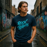 Rock the Streets Guitar Tee | Music Street Art Shirt