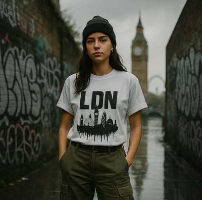 LDN Drip Skyline Tee – Bold London Graphic Shirt