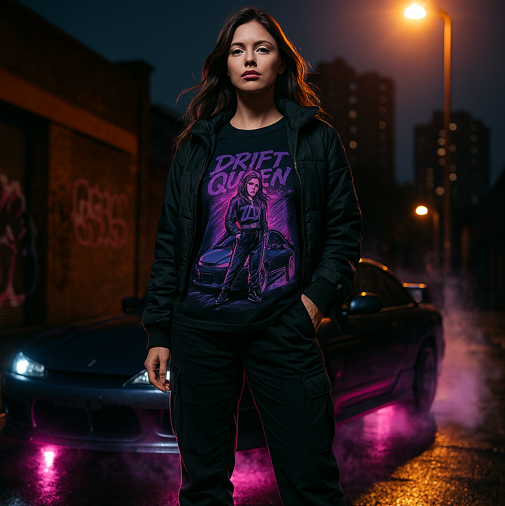 Drift Queen T-Shirt – Street Racer Edition