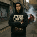 Street Legend – Urban Drift Hoodie Graphic Tee