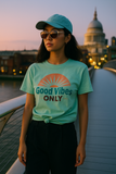 Good Vibes Only Positive Energy Typography T-Shirt