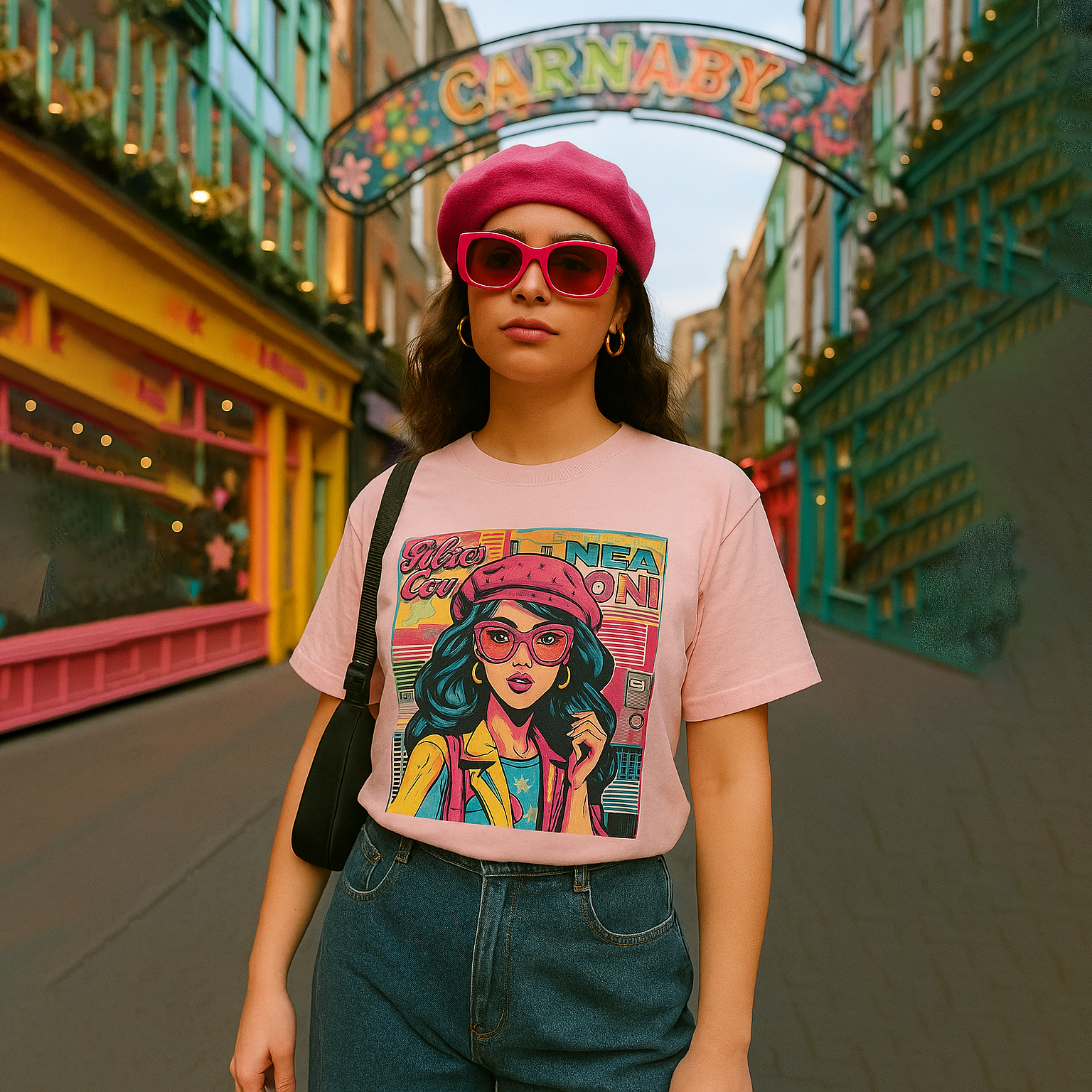 Bold 80s Vintage Women's Tee - Retro Street Style