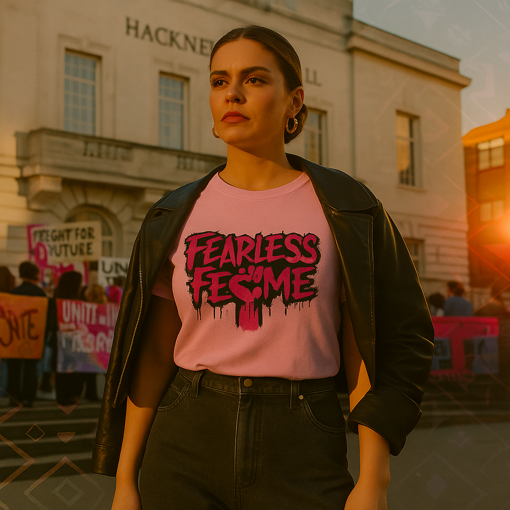 Fearless Femme T-Shirt - Feminist Streetwear Women
