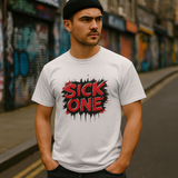 Sick One Street Art T-Shirt | UK Slang Graffiti Graphic Tee