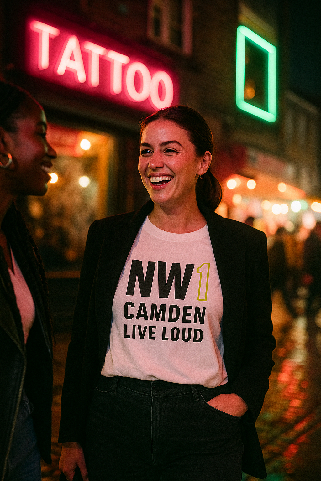 Camden NW1 T-Shirt – Live Loud London Streetwear