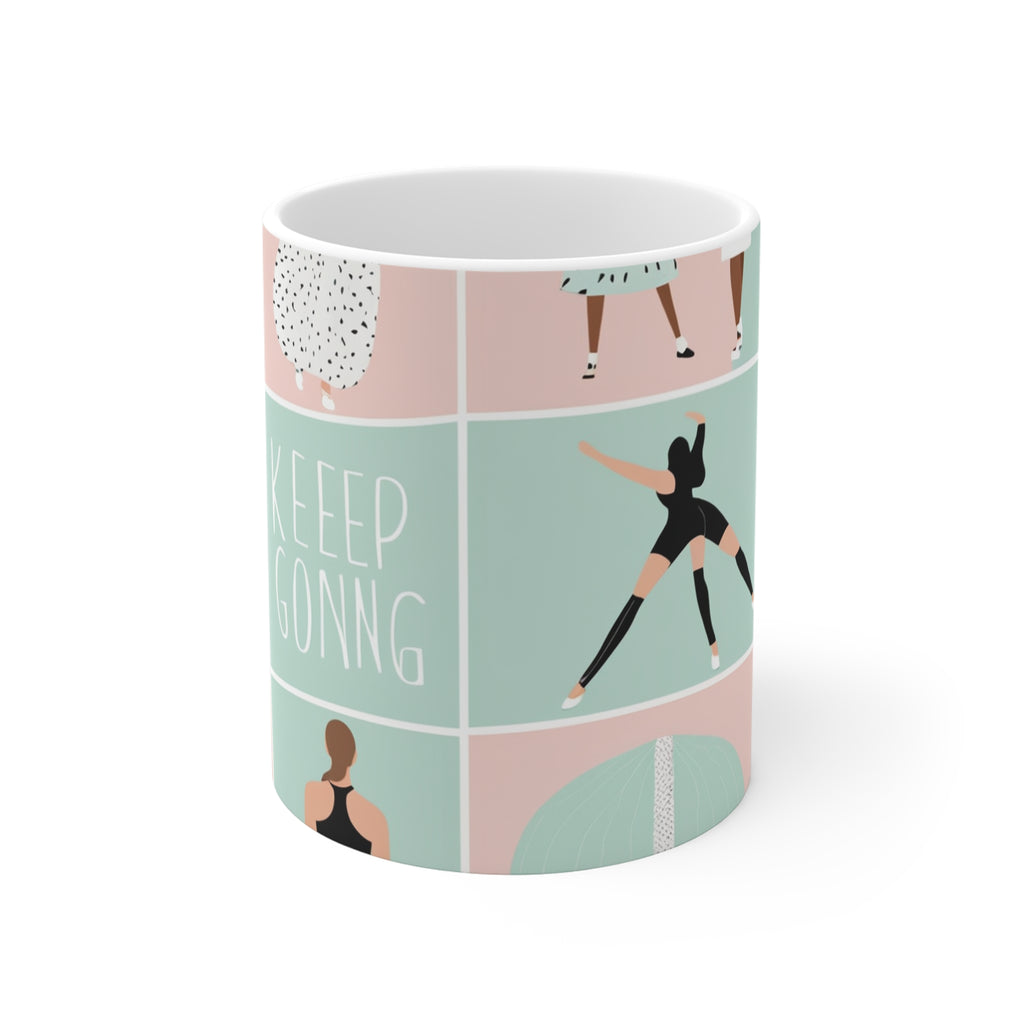 Keep Going Mug - Encouragement Coffee Mug Motivational Design