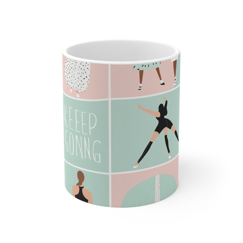 Keep Going Motivational Fitness Mug – Inspiring Gym & Workout Mug