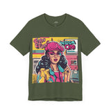 Bold 80s Vintage Tee - Retro Street Style for Women