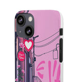 Streetwear Graffiti Phone Case for Girls - Soft and Bold Style