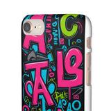 Graffiti Phone Case for Girls: Urban Chic Meets Street Style - Phone Case by Printify | Unique designs from ArteoDesign