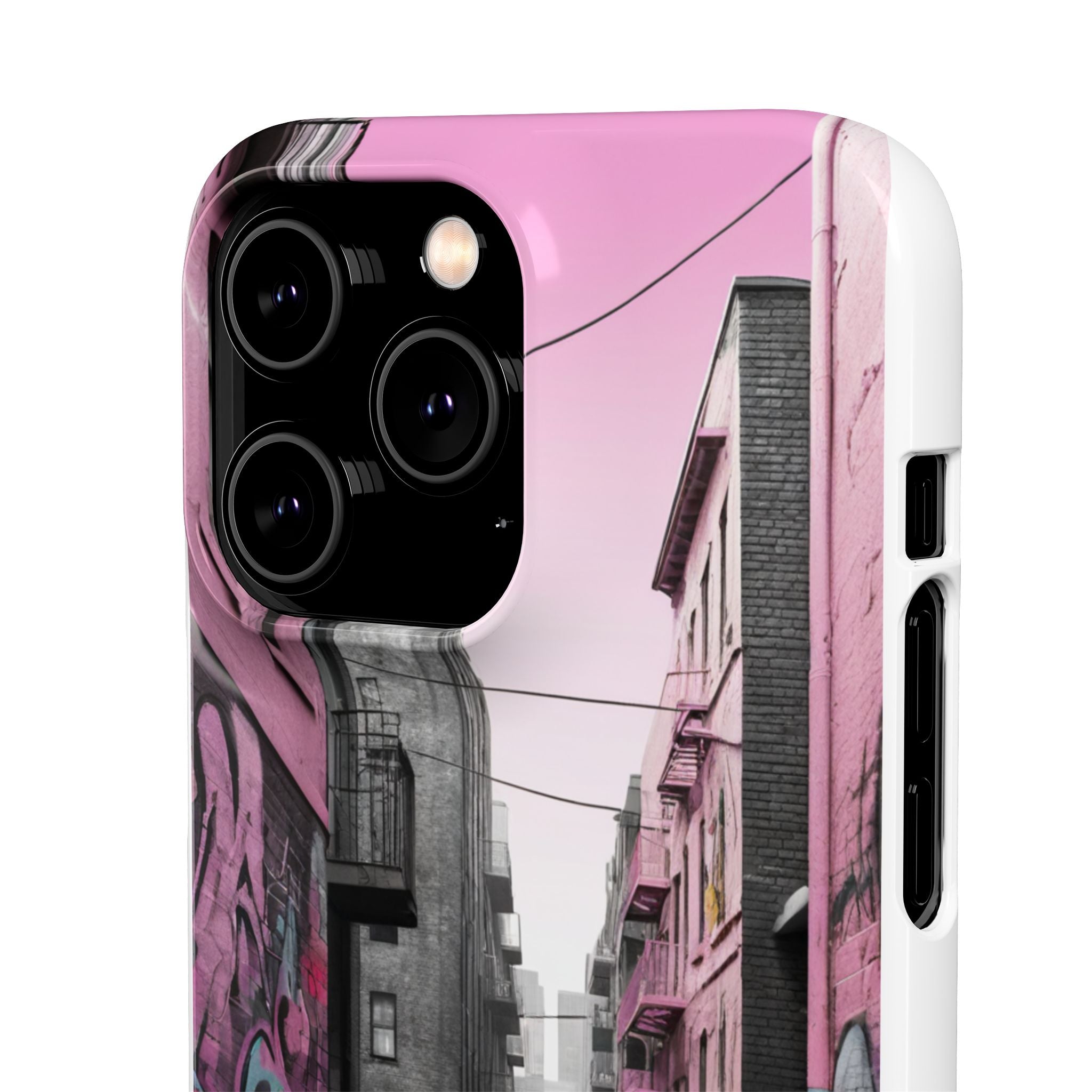 Stylish Graffiti Phone Case for Girls - Urban Elegance Design