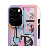 Graffiti Phone Case for Girls: Urban Chic Meets Feminine Sty - Phone Case by Printify | Unique designs from ArteoDesign