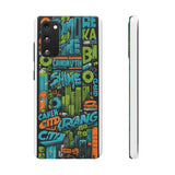 Graffiti Chic Phone Case: Urban Style with a Feminine Twist - Phone Case by Printify | Unique designs from ArteoDesign