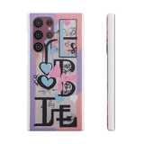 Graffiti Phone Case for Girls: Urban Chic Meets Feminine Sty - Phone Case by Printify | Unique designs from ArteoDesign