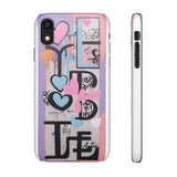 Graffiti Phone Case for Girls: Urban Chic Meets Feminine Sty - Phone Case by Printify | Unique designs from ArteoDesign