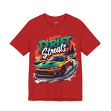 Drift Streets T-Shirt – Bold Car Drift Graphic Tee