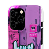 Urban Graffiti Chic Phone Case - Cool Street Style for Girls