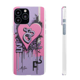 Graffiti Phone Case: Urban Chic for Girls with London Skylin - Phone Case by Printify | Unique designs from ArteoDesign