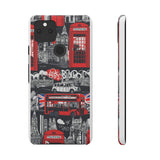 Edgy London Street Art Graffiti Phone Case for Boys