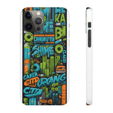 Urban Graffiti Style Phone Case - Cool and Chic for Girls