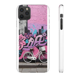 Chic Graffiti Phone Case - Feminine Urban Style for Girls