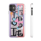 Graffiti Phone Case for Girls: Urban Chic Meets Feminine Sty - Phone Case by Printify | Unique designs from ArteoDesign