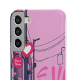 Streetwear Graffiti Phone Case for Girls - Soft and Bold Style