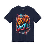 Grind Hustle T-Shirt – Motivational Streetwear Graphic Tee