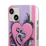 Graffiti Phone Case: Urban Chic for Girls with London Skylin - Phone Case by Printify | Unique designs from ArteoDesign