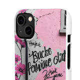 Urban Graffiti Phone Case for Girls - Soft Neon Street Art