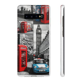 Graffiti Phone Case: London Skyline, Neon Accents, Edgy Styl - Phone Case by Printify | Unique designs from ArteoDesign