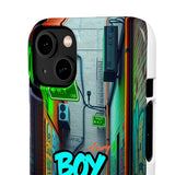 Urban Graffiti Phone Case for Boys - Gritty Streetwear Style