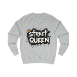 Street Queen Sweatshirt – Graffiti Crown Design